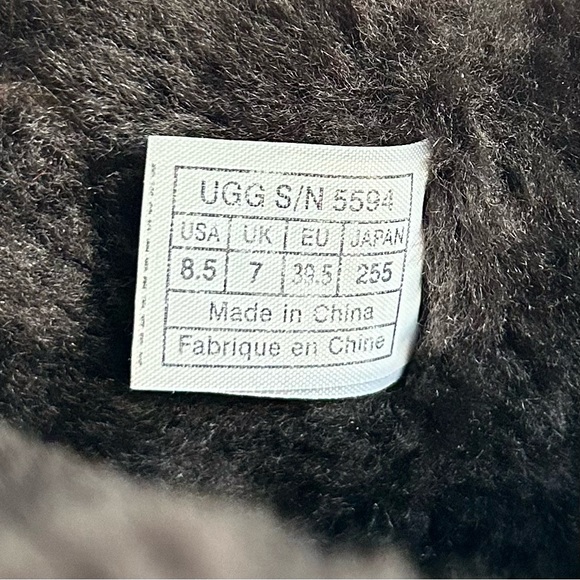 UGG Women’s Brown Leather, Suede and Shearling Tall Brookfield Boots Size 8.5 - Picture 16 of 16